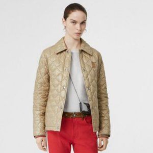 Monogram Motif Diamond Quilted Jacket